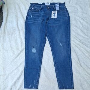 Denizen from Levi's Medium Indigo Skinny Jeans with Distressed Details